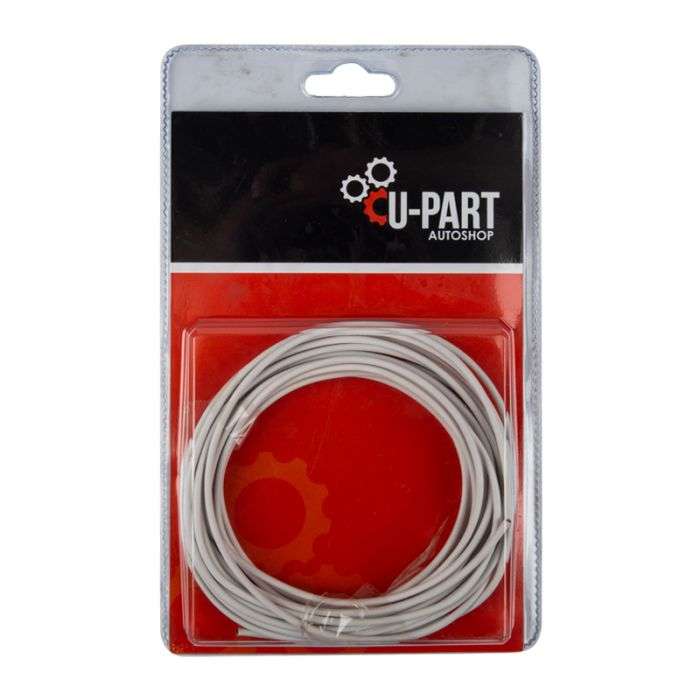 U-PART ELECTRIC WIRE 1.6MM 5M WHITE