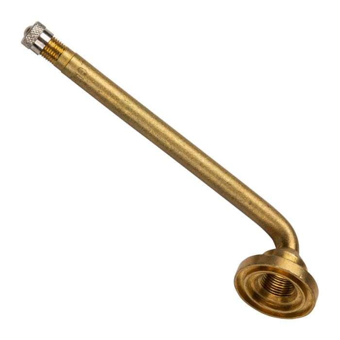 SCHRADER TYRE VALVE METAL SCREW-ON 1077