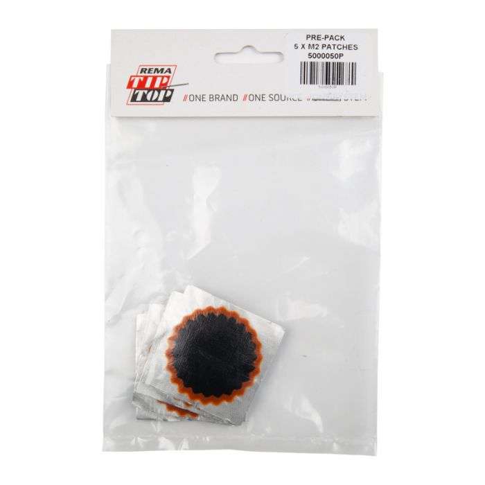 BULK PACK 5 X REMA TUBE PATCH KIT ROUND 5XNO2