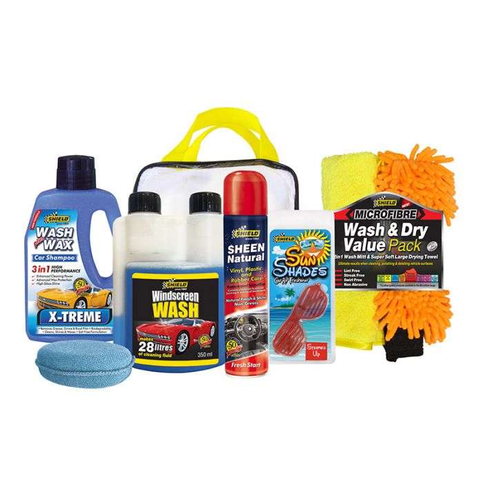 SHIELD WASH N SHINE KIT - 6 PIECE