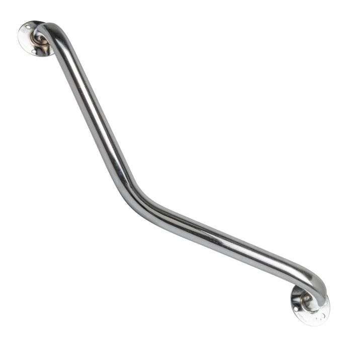 DISABLED GRAB RAIL CHROME PLATED DOG LEG