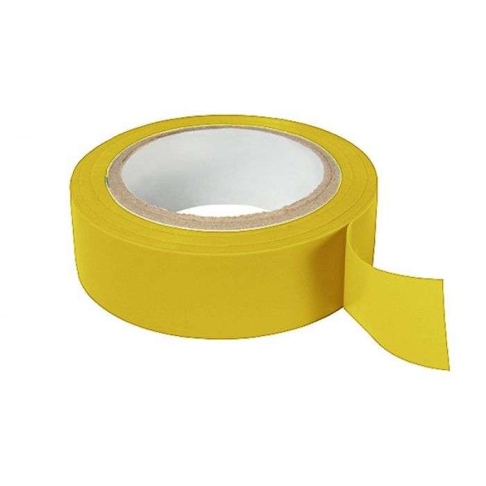 CURRENT TAPE INSULATION ELECT YELLOW 10M