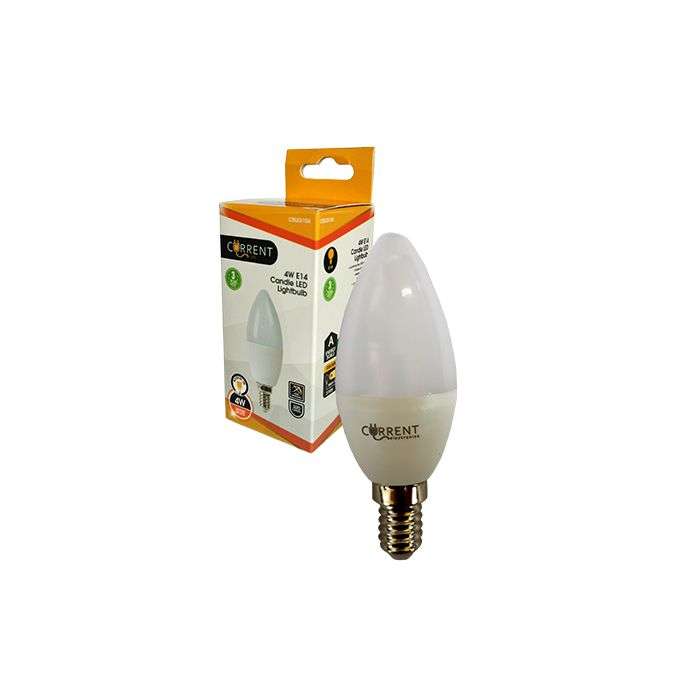 CURRENT L/BULB LED CANDLE 4W WW E14/ES