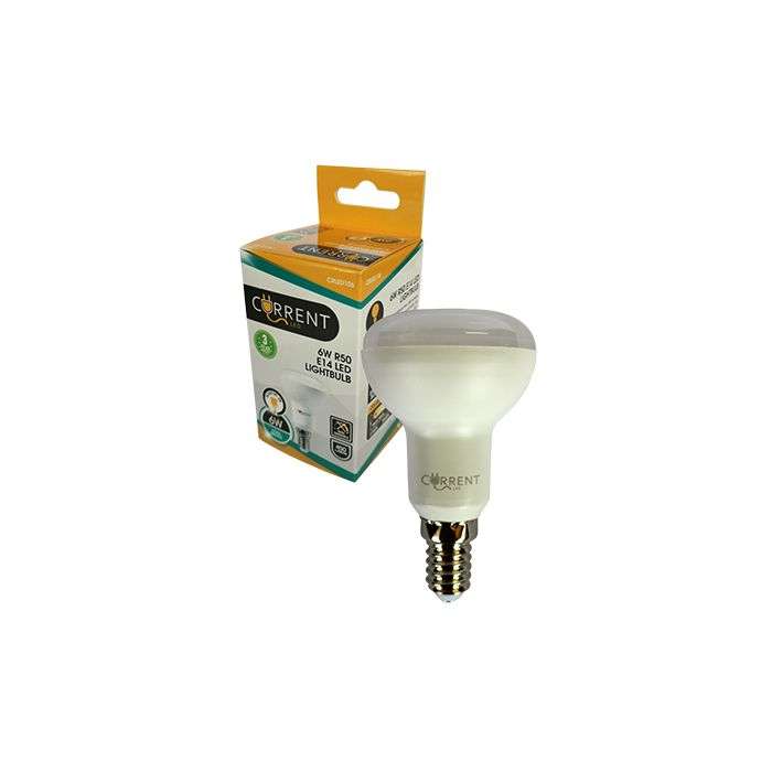 CURRENT L/BULB LED R50 6W CW