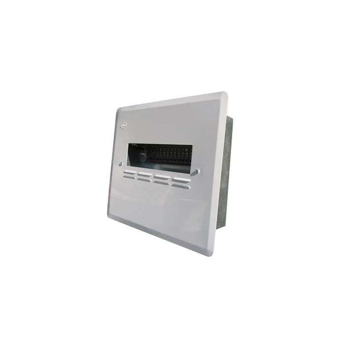 DISTRIBUTION BOARD MINI RAIL 12W SURFACE METAL