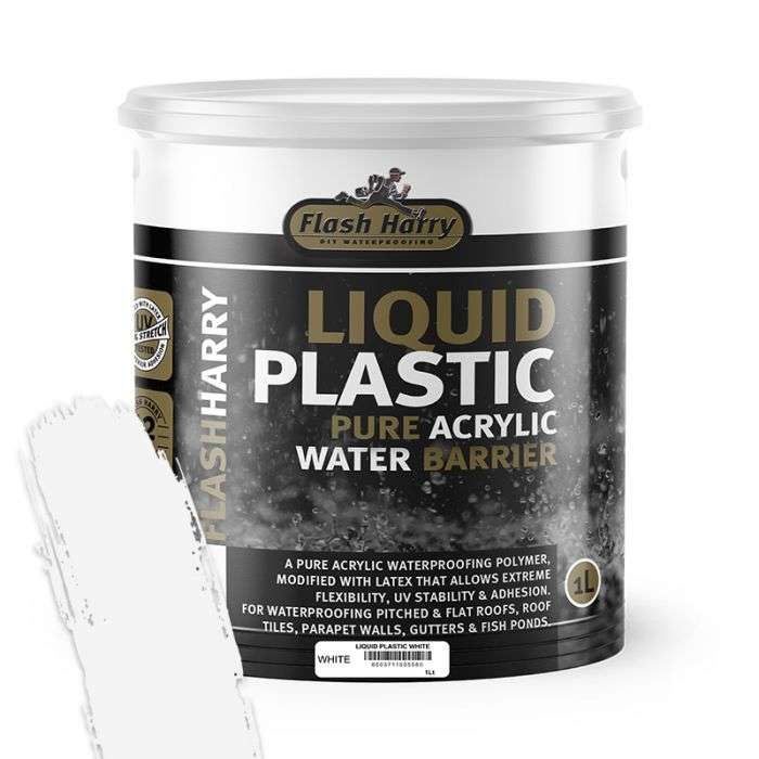 FLASH HARRY LIQUID PLASTIC WHITE 1L