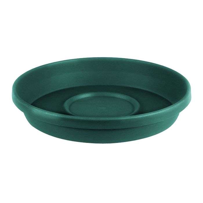 BULK PACK 6 X SEBOR SUPER POT SAUCER 30CM GREEN
