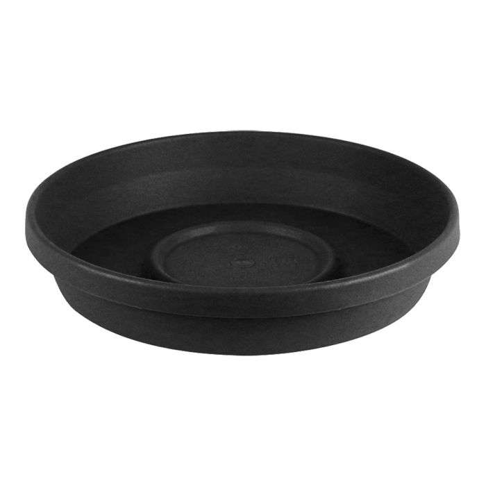 BULK PACK 4 X SEBOR SUPER POT SAUCER 40CM CHARCOAL