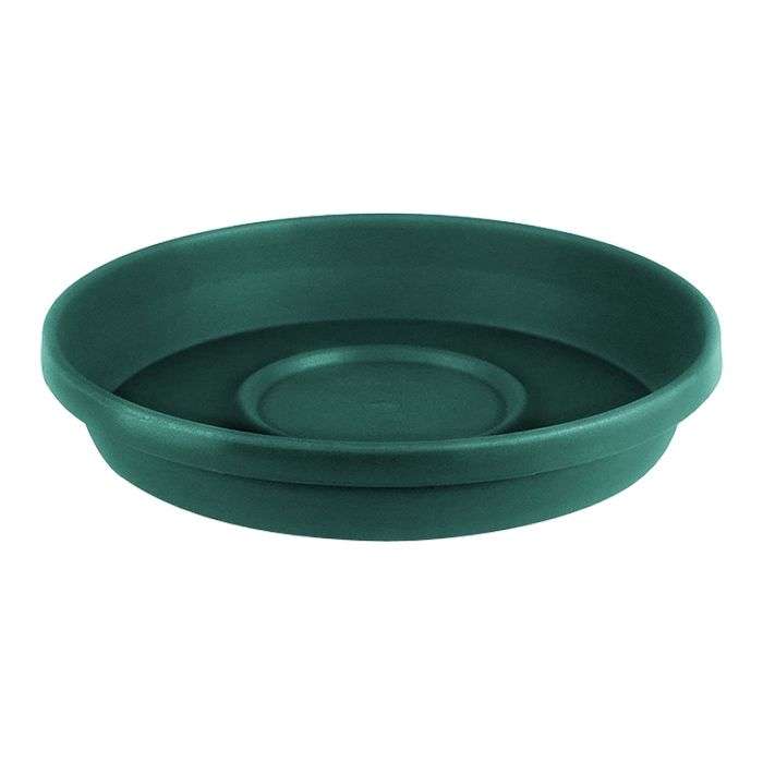 BULK PACK 4 X SEBOR SUPER POT SAUCER 40CM GREEN