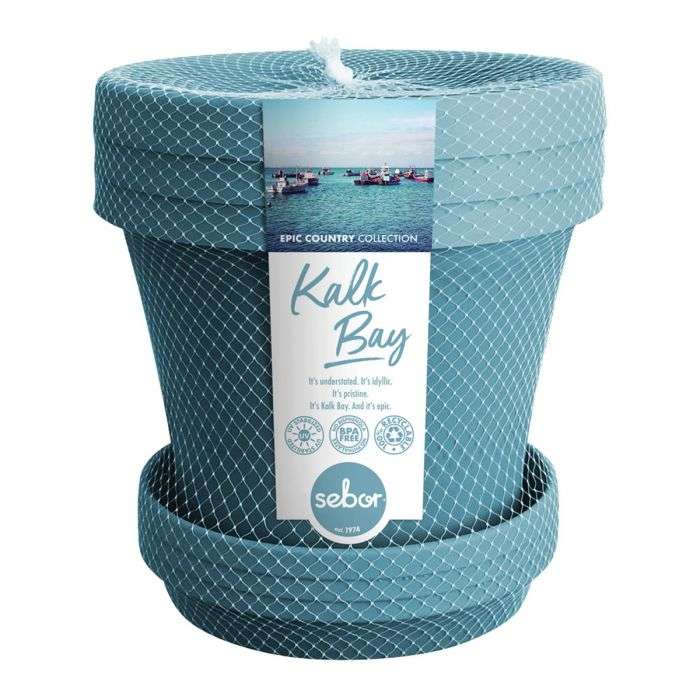 BULK PACK 4 X SEBOR SUPER POT & SAUCER ST 20CM X3 KALKBAY