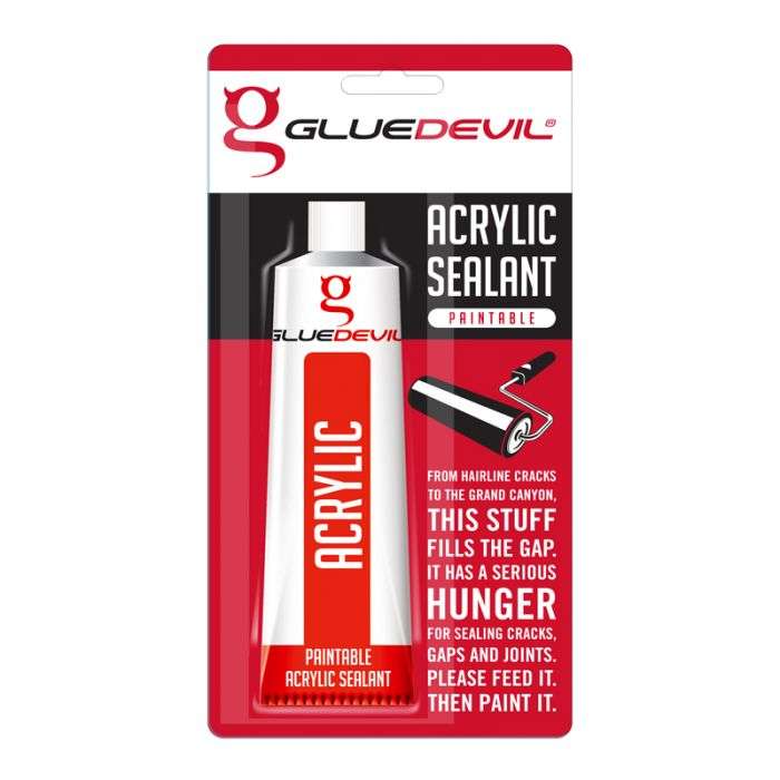 GLUEDEVIL ACRYLIC SEALANT PAINTABLE 90ML