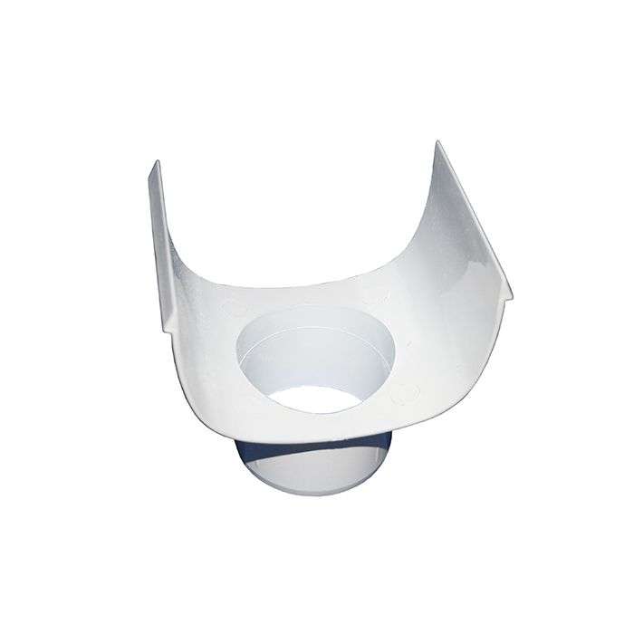 PVC GUTTER D-SHAPE OUTLET ROUND