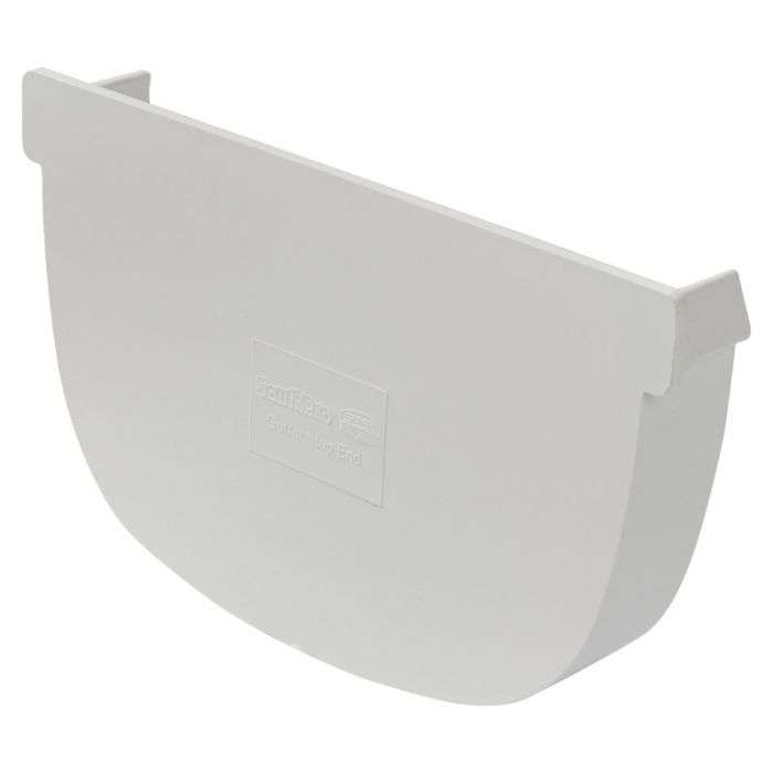 PVC GUTTER D-SHAPE STOPEND