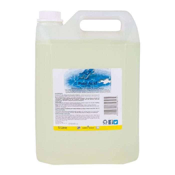 BULK PACK 2 X WATERWELL POOL ACID EVO 5L