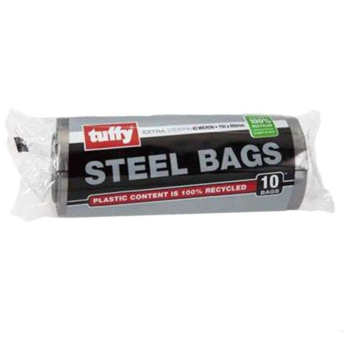 TUFFY STEEL BAG ON ROLL 10 P/PACK