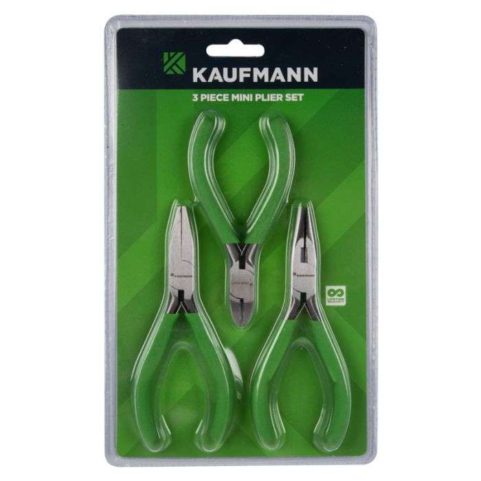 KAUFMANN PLIERS 3 PIECE SET MICRO