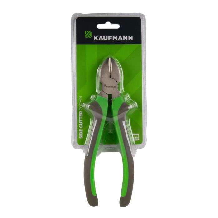 KAUFMANN SIDE CUTTER PLIERS SOFT HANDLE 200MM