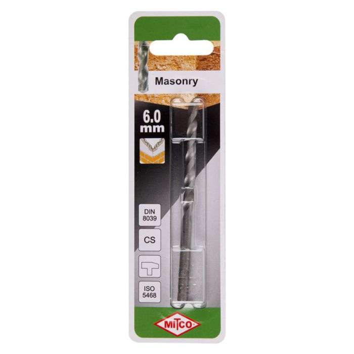 MITCO MASONRY DRILL BIT 6.0X100MM