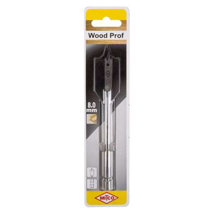 MITCO WOOD FLAT DRILL BIT 8MM