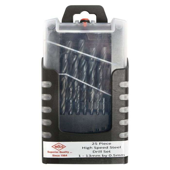 MITCO DRILL SET STEEL 25PC