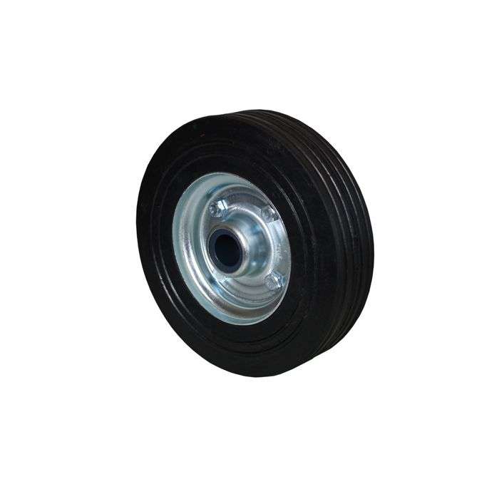 CASLAD RUBBER TYRE WHEEL NYLON BRUSH 200MM