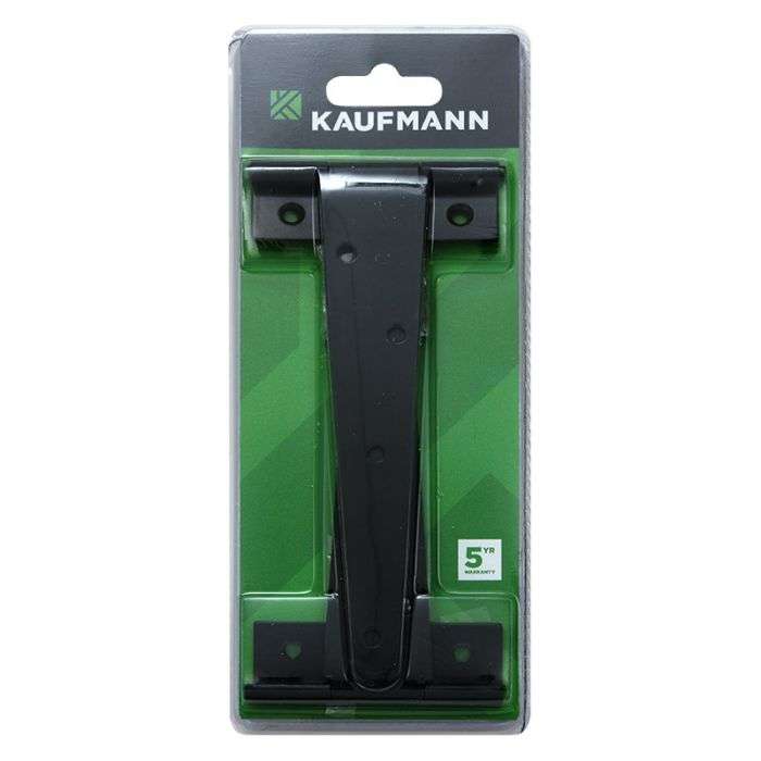 KAUFMANN TEE HINGE 150MM BLACK JAPAN (PAIR)