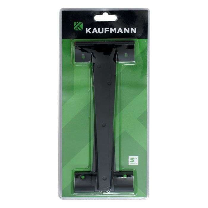 KAUFMANN TEE HINGE 200MM BLACK JAPAN (PAIR)