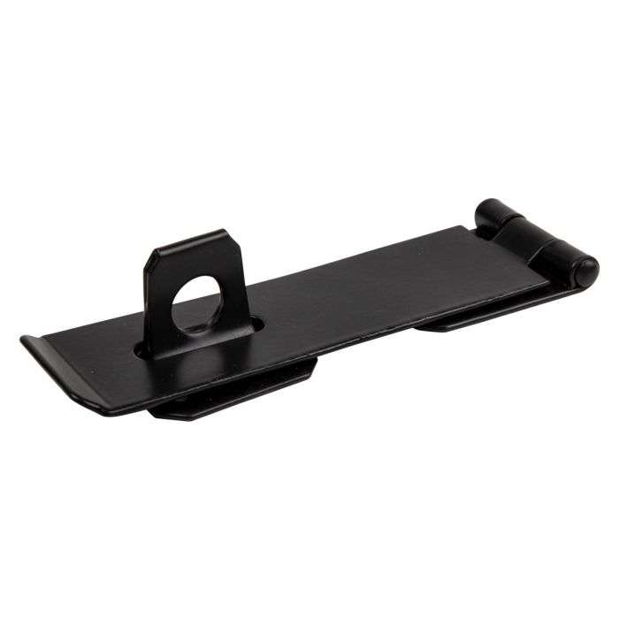 BULK PACK 10 X KAUFMANN HASP & STAPLE 115MM H/DUTY BLACK JAP