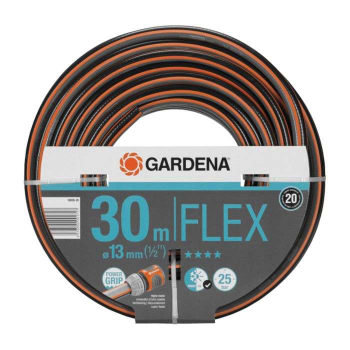GARDENA COMF FLEX HOSE 13MM(1/2 INCH)X30M W/O FITT