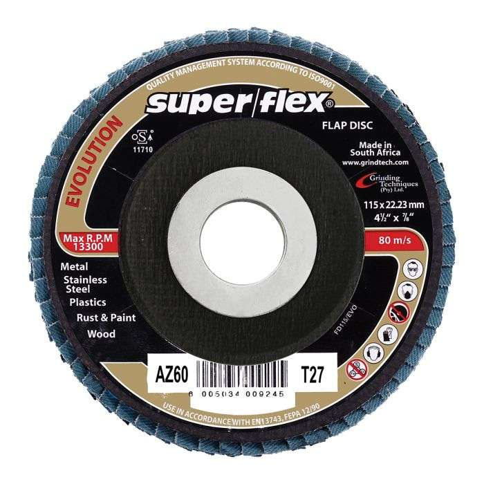 SUPERFLEX FLAP DISC EVOLUTION 115MM AZ60