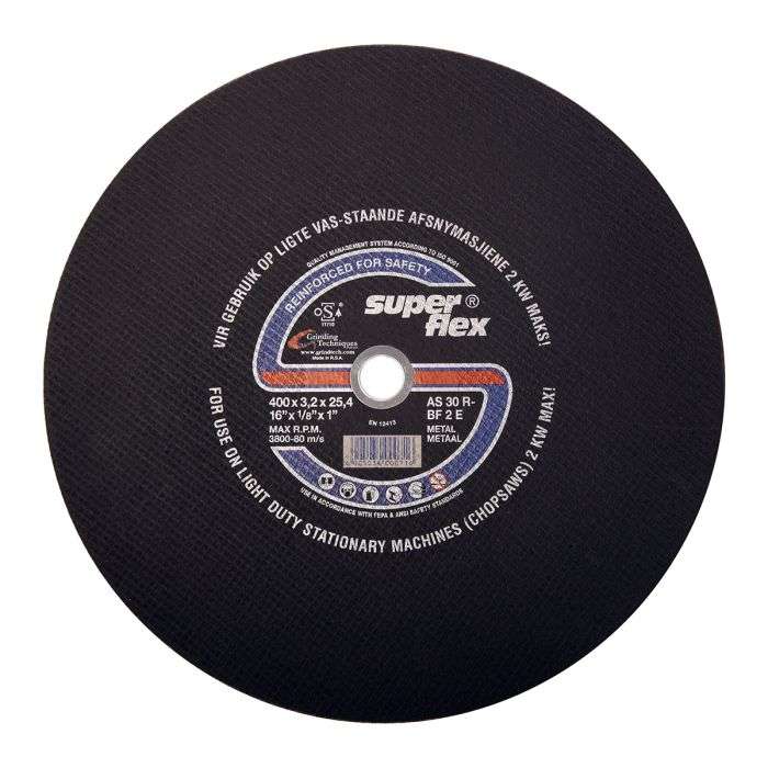 SUPERFLEX CUTTING DISC FLAT STEEL 400X3.2MM