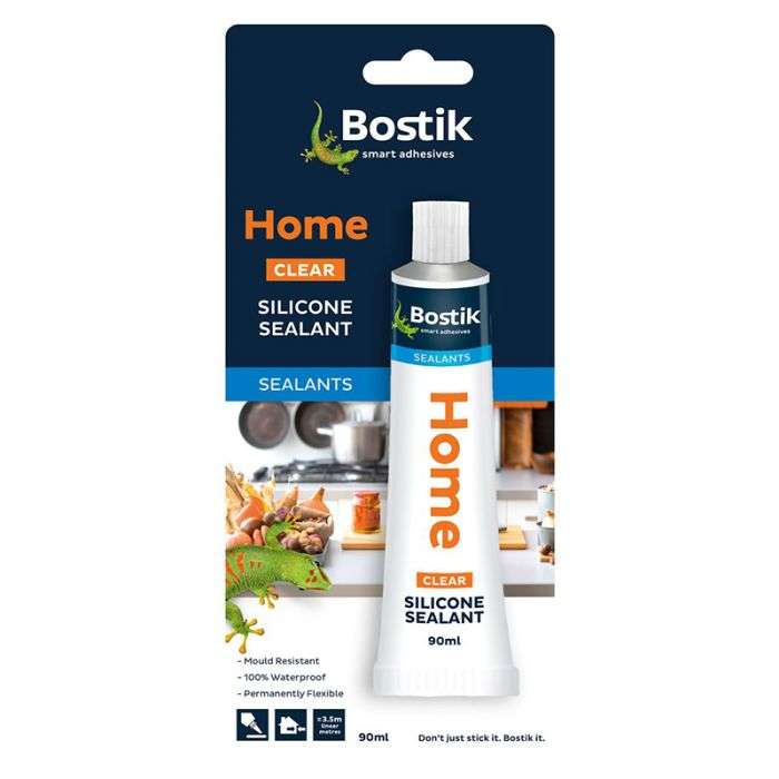 BOSTIK HOME SILICONE CLEAR 90ML