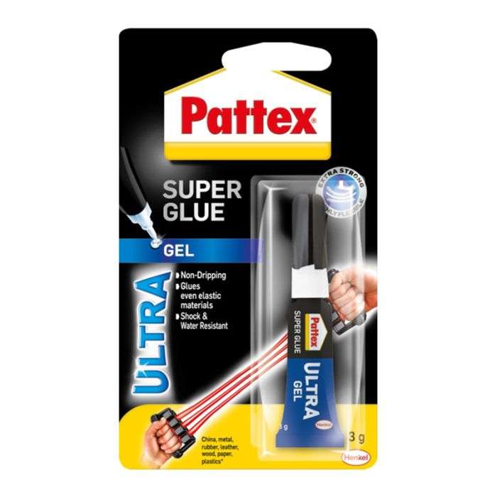 PATTEX SUPERGLUE TUBE ULTRA GEL 2622511 3G
