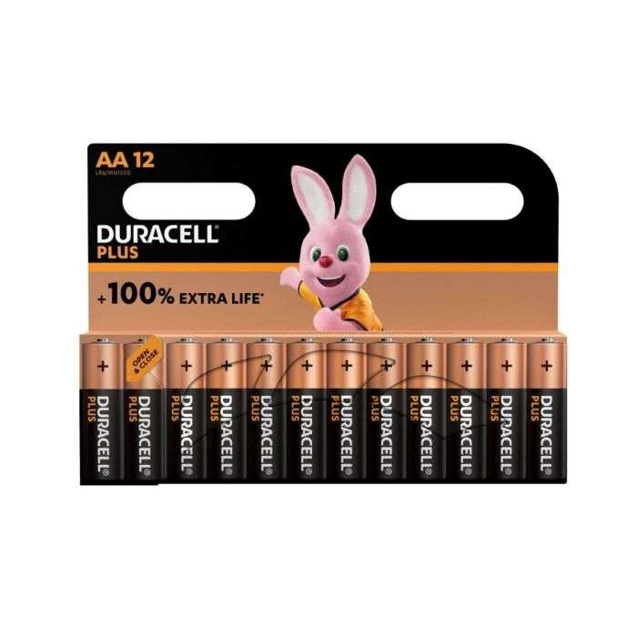 DURACELL BATTERY PLUS AA 12 PK