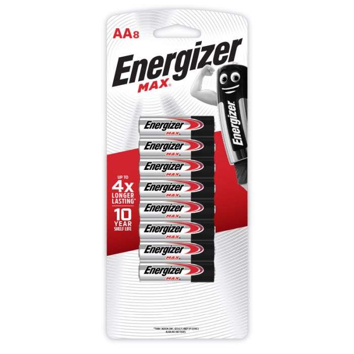 ENERGIZER MAX AA - 8 PACK