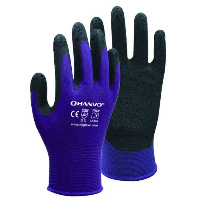 HANVO GLOVE GENERAL PURPOSE LATEX LIGHT B