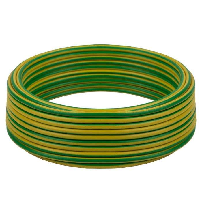 CABLE HOUSE WIRE GREEN AND YELLOW 10M 1.5MM