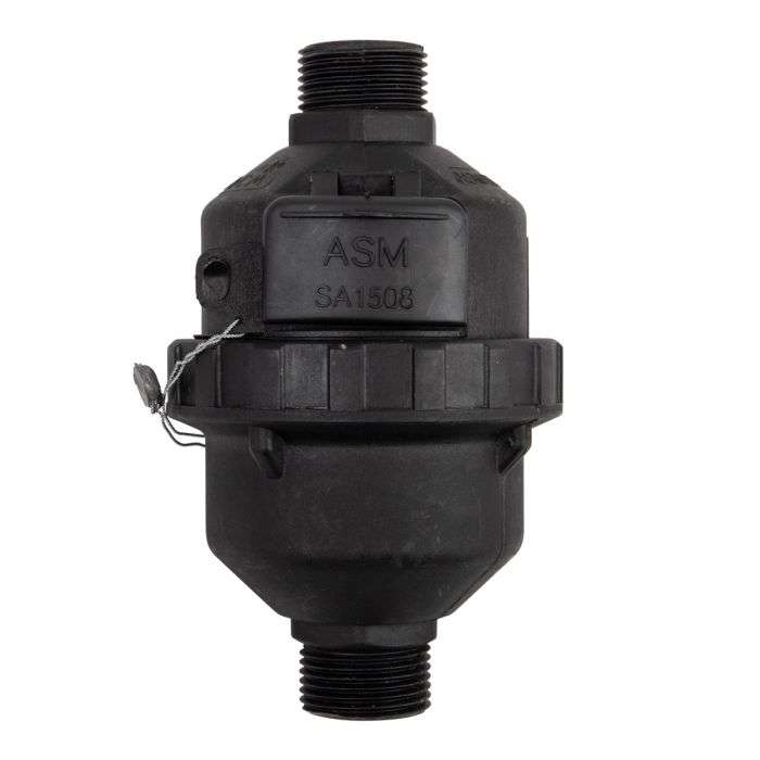 WATER METER 20MM PISTON TYPE PLASTIC