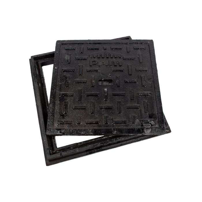 MANHOLE COVER & FRAME 450X450MM L/D