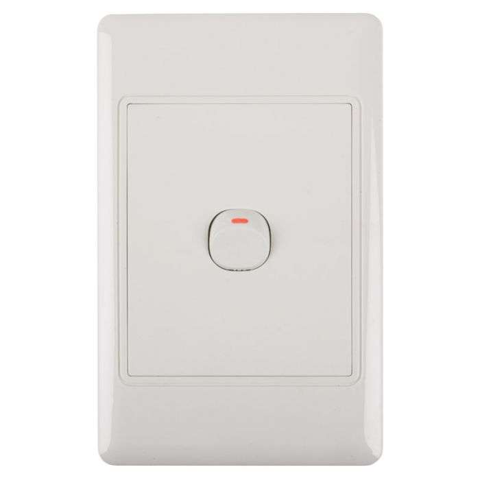 NEXUS LIGHT SWITCH WITH COVER 16AMP 4X2 1WAY 1L