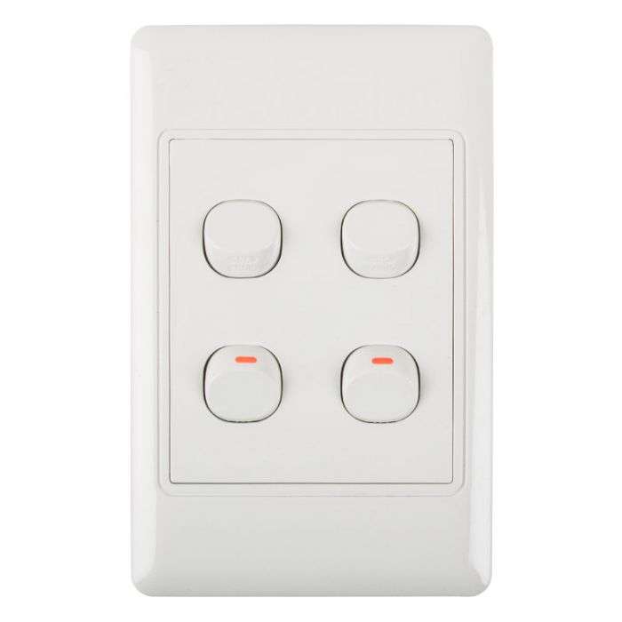 NEXUS LIGHT SWITCH WITH COVER 16AMP 4X2 1WAY 4L
