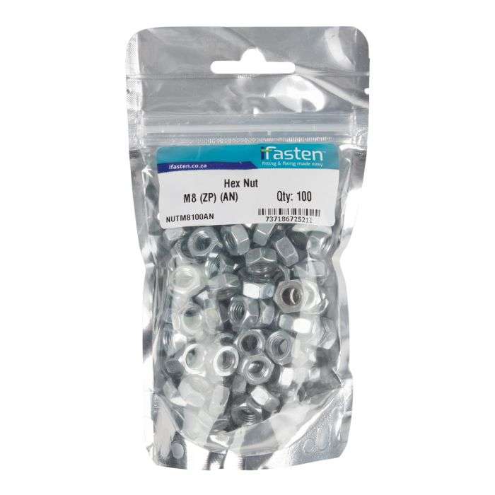 IFASTEN NUT ZP M8 100 PP