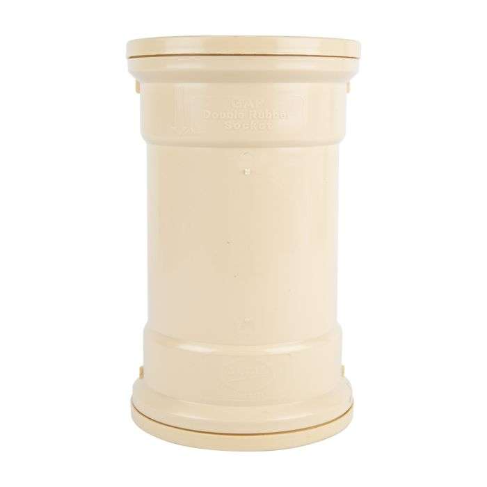 POLYPROP SOCKET DOUBLE UG 110MM SATAS