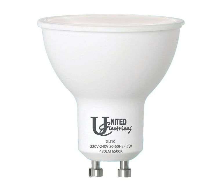 UNITED ELECTRICAL GLOBE RECHARGEABLE GU10 5W