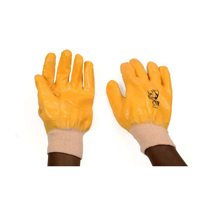 SKUDO GLOVES FULLY DIPPED KNITTED WRIST