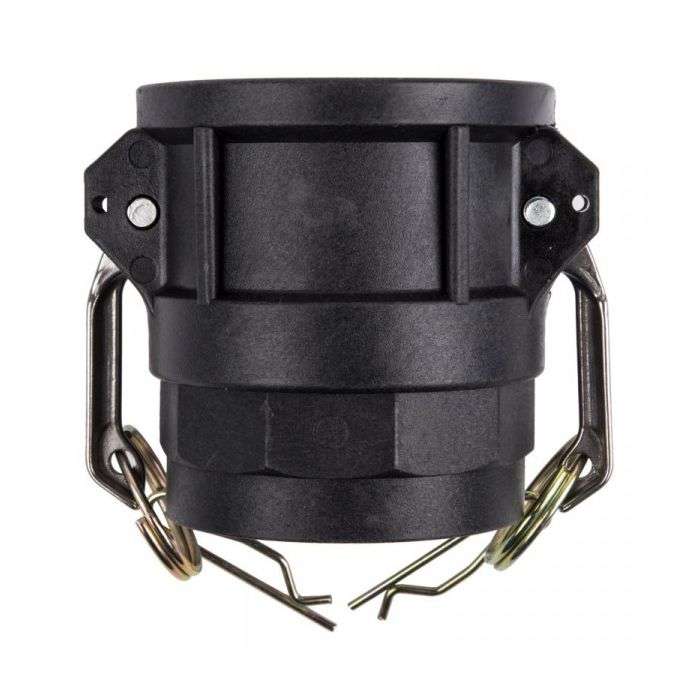 CAMLOCK PP TYPE D FEMALE COUPLER X FEMALE BSP 100M