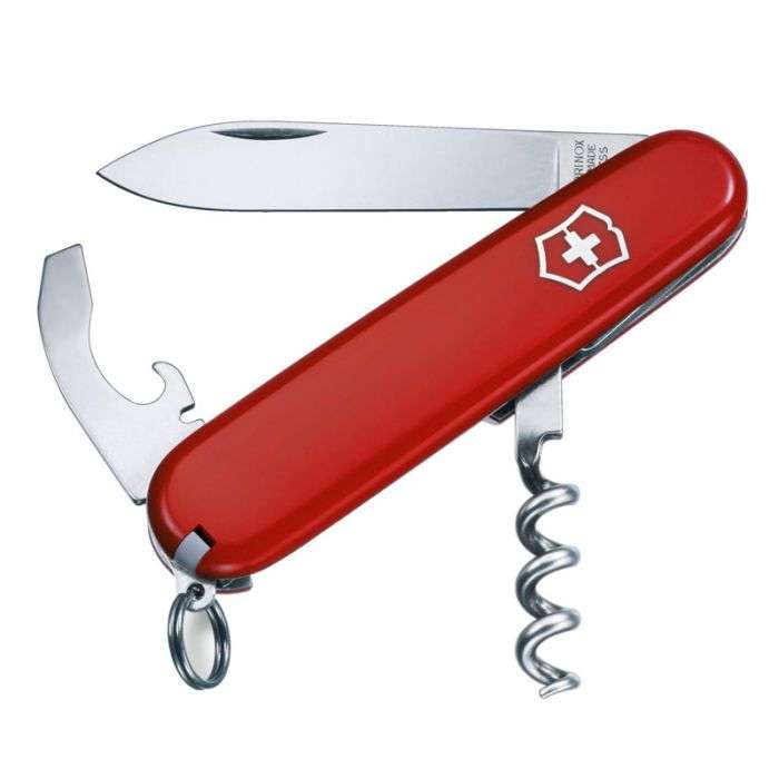 VICTORINOX POCKET KNIFE 84MM WAITER RED
