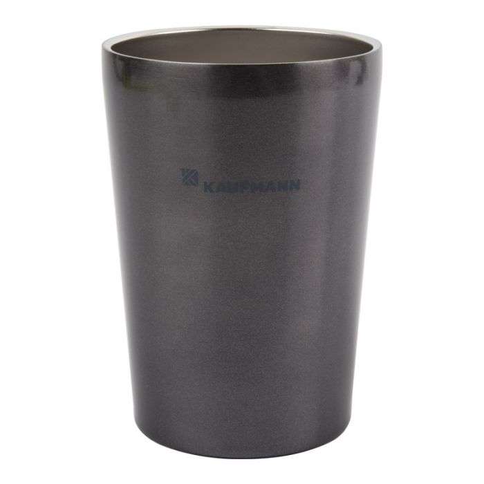 BULK PACK 4 X KAUFMANN TUMBLER DBL WALL GREY 450ML