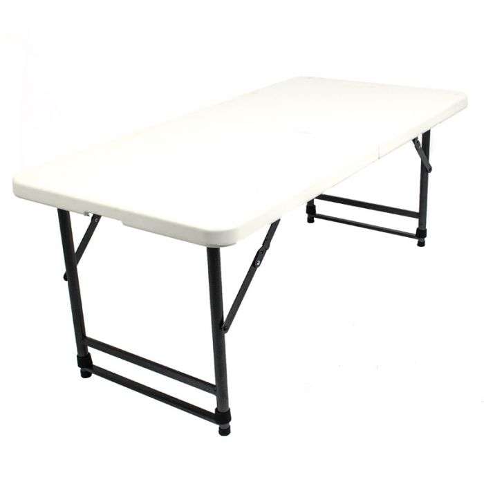 KAUFMANN TABLE FOLDABLE POLY TOP MED 1200X600MM