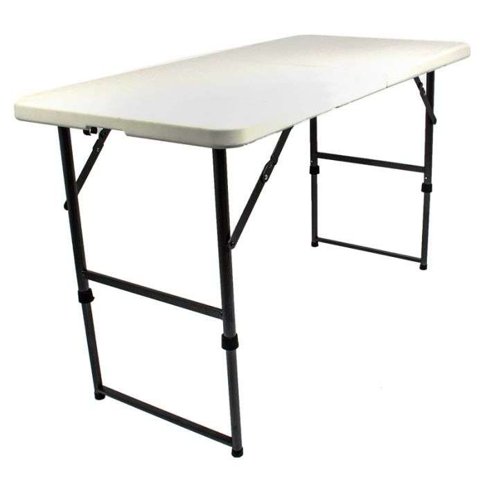 KAUFMANN TABLE FOLDABLE POLY TOP LARGE 1800X760MM